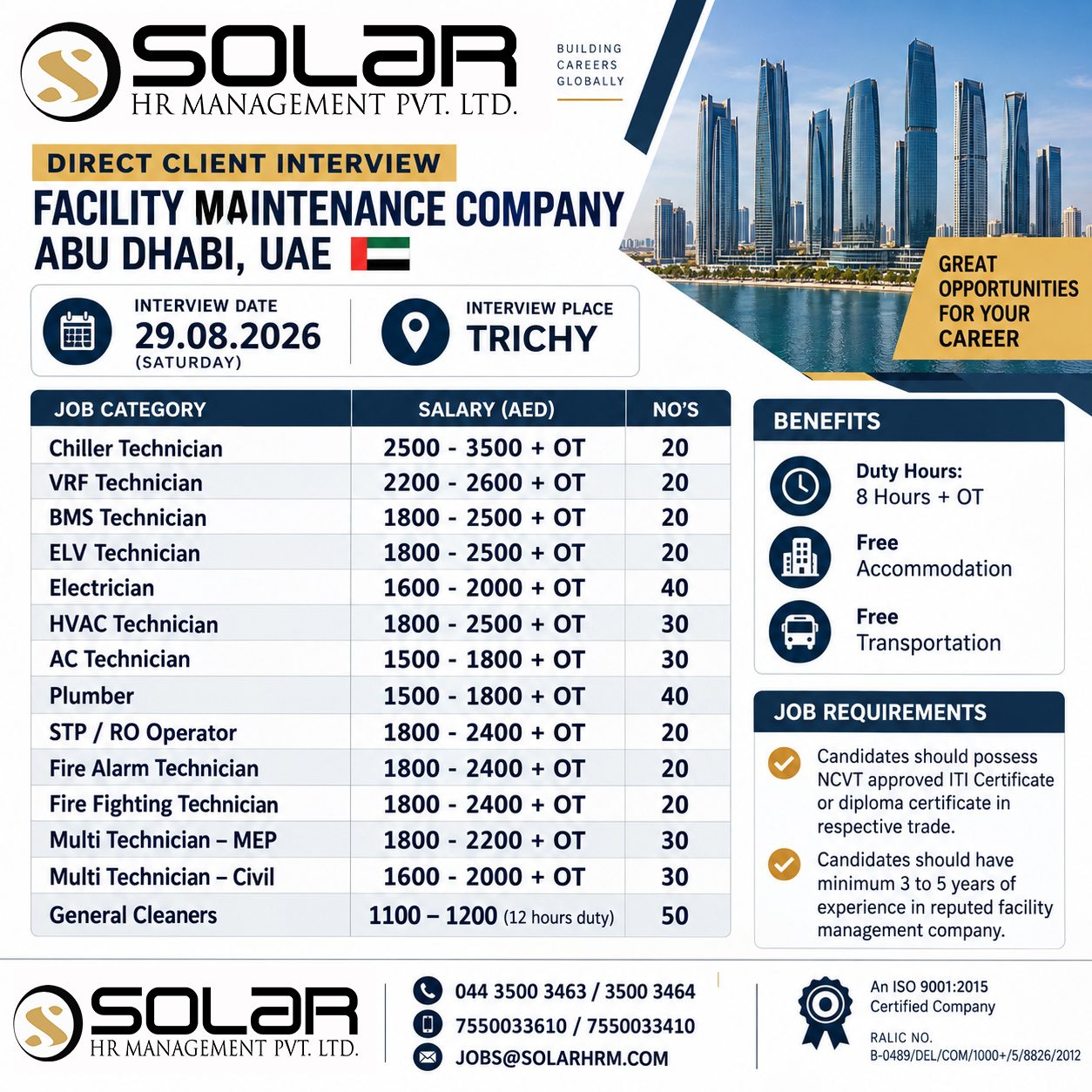 Direct Client Interview for UAE
