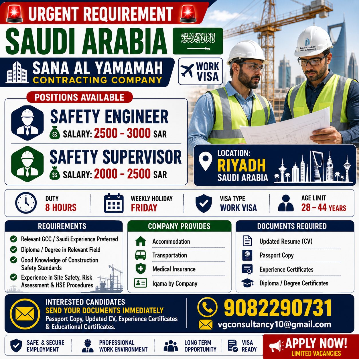 Safety Engineer & Safety Supervisor