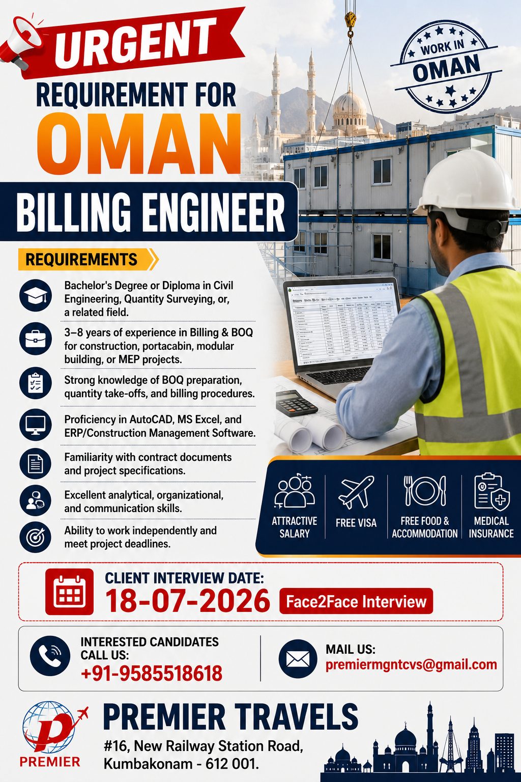 Requirement for Oman — Premier Travels, OMAN