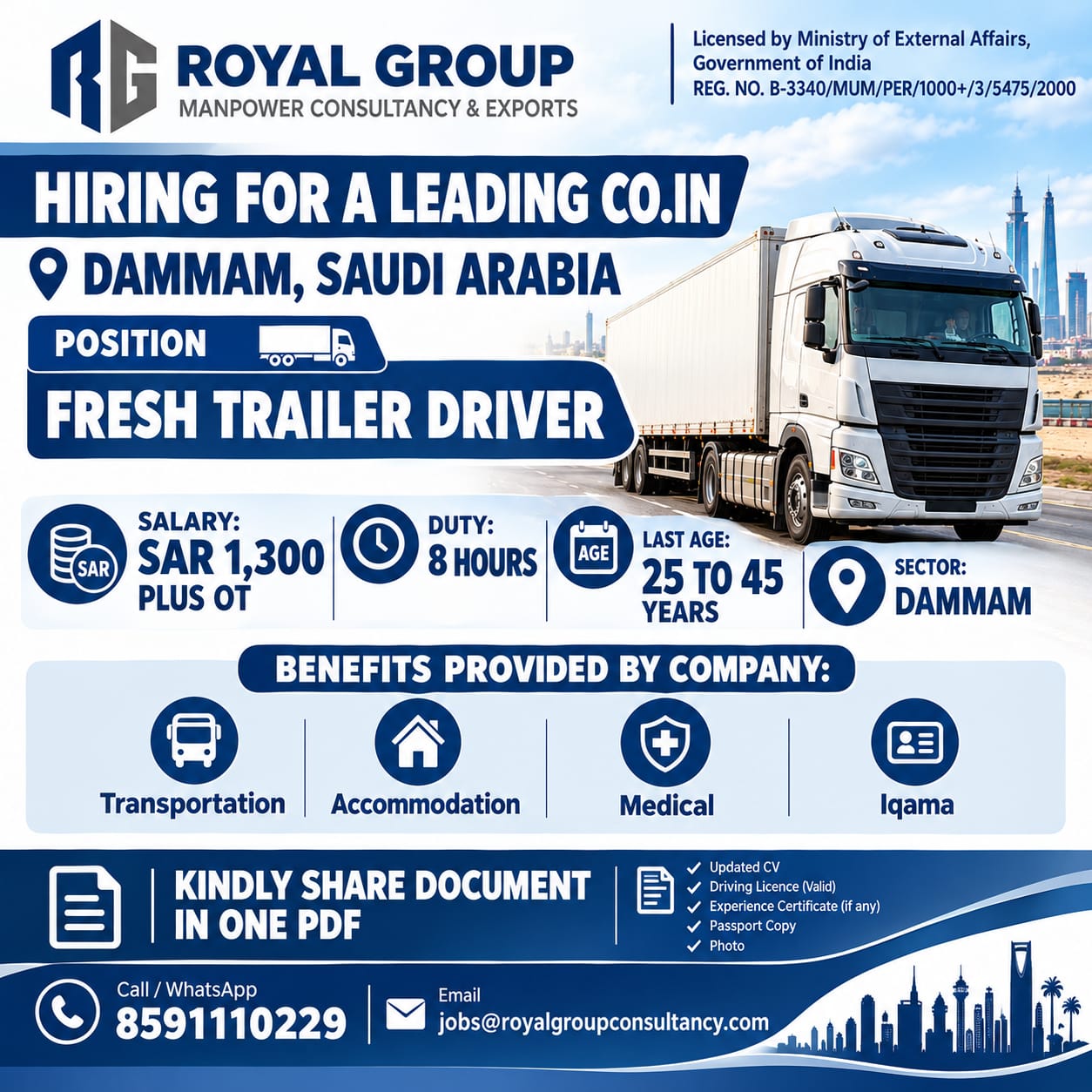 Fresh Trailer Driver