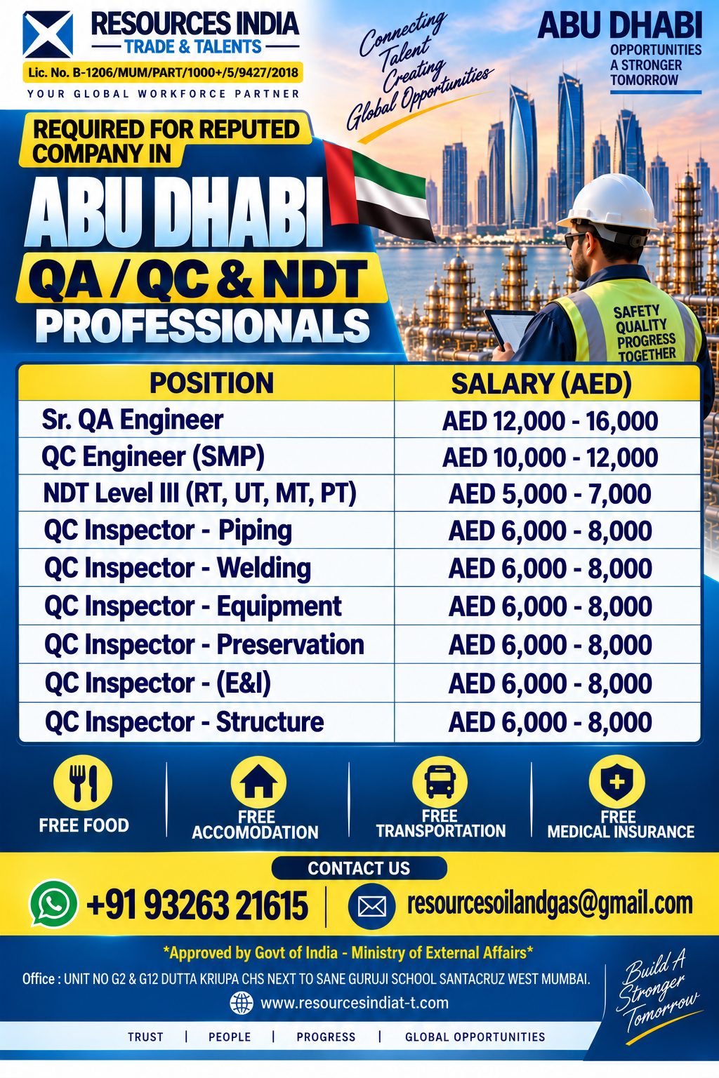 QA/QC & NDT Professionals