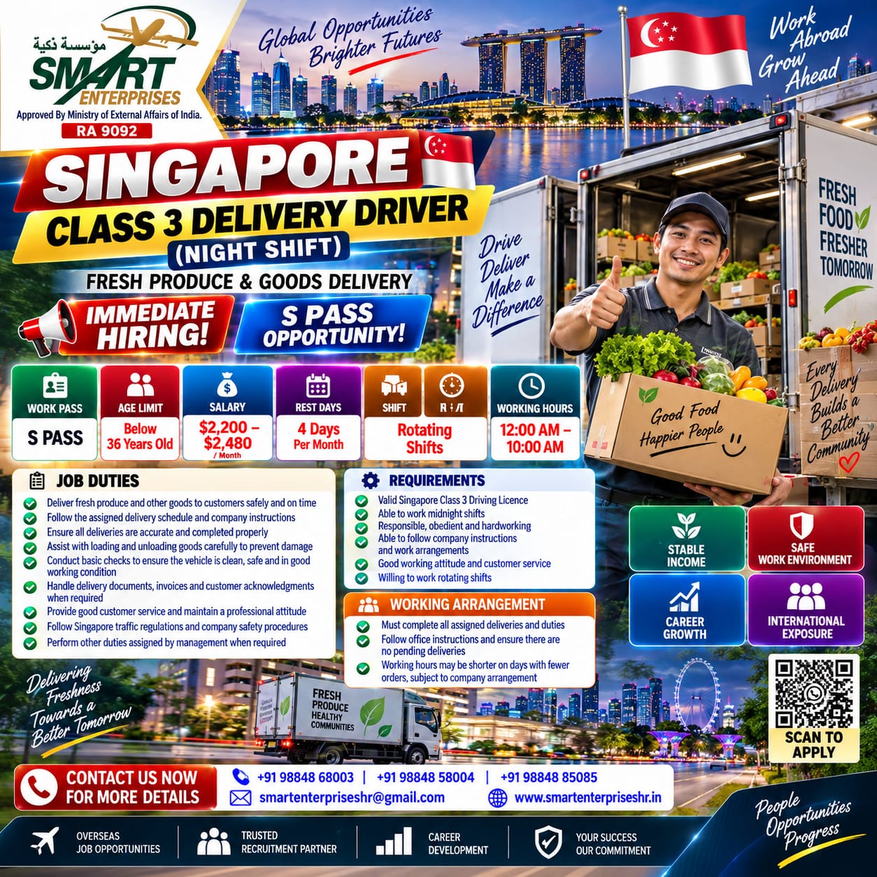 CLASS 3 DELIVERY DRIVER