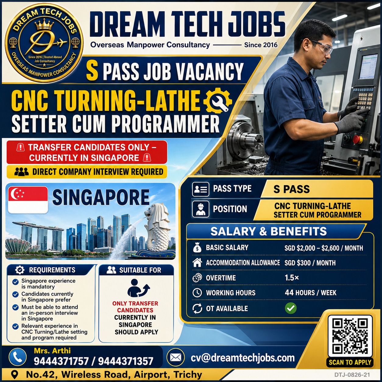 CNC Turning-Lathe Setter Cum Programmer