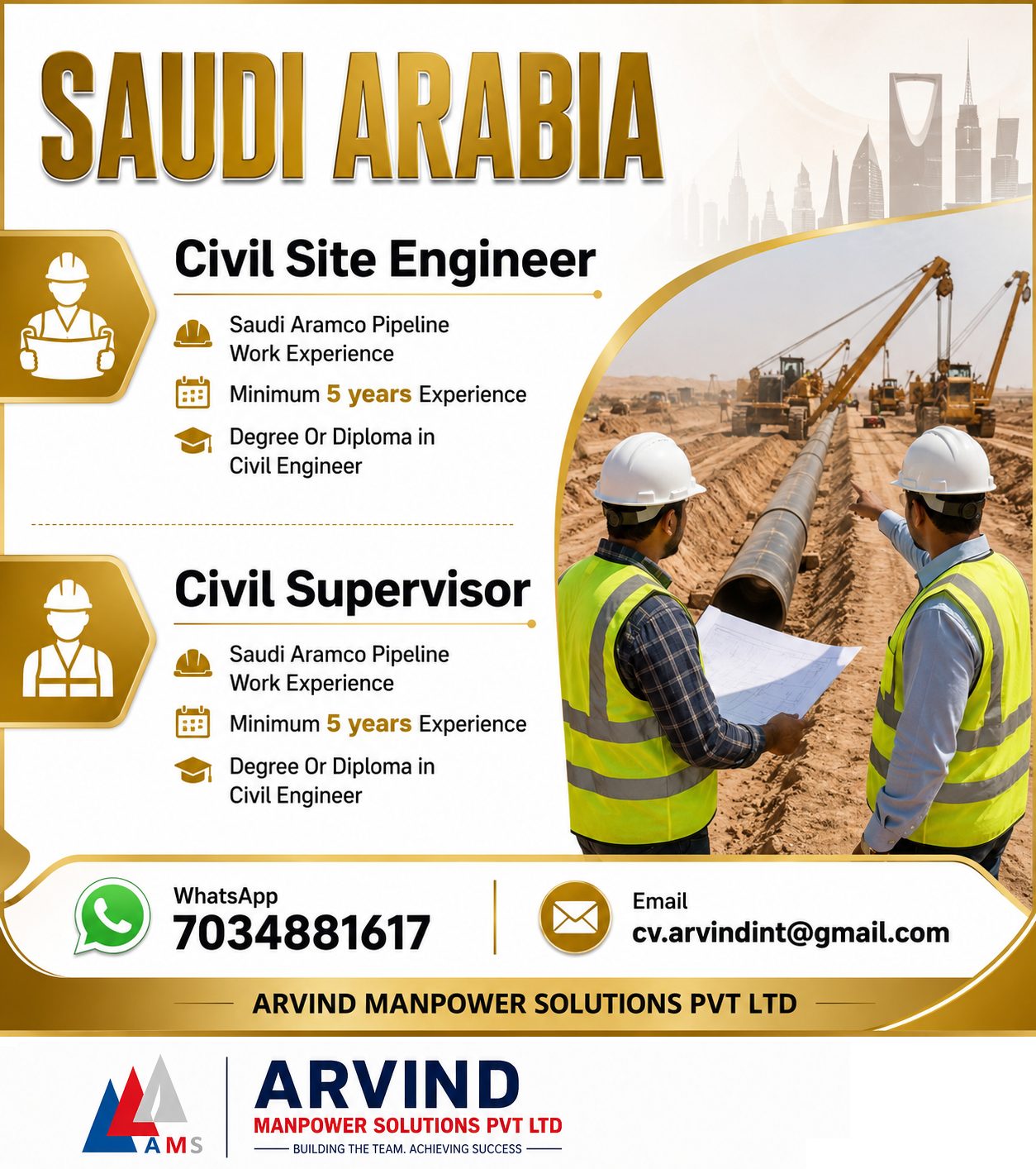 Civil Engineer and Supervisor