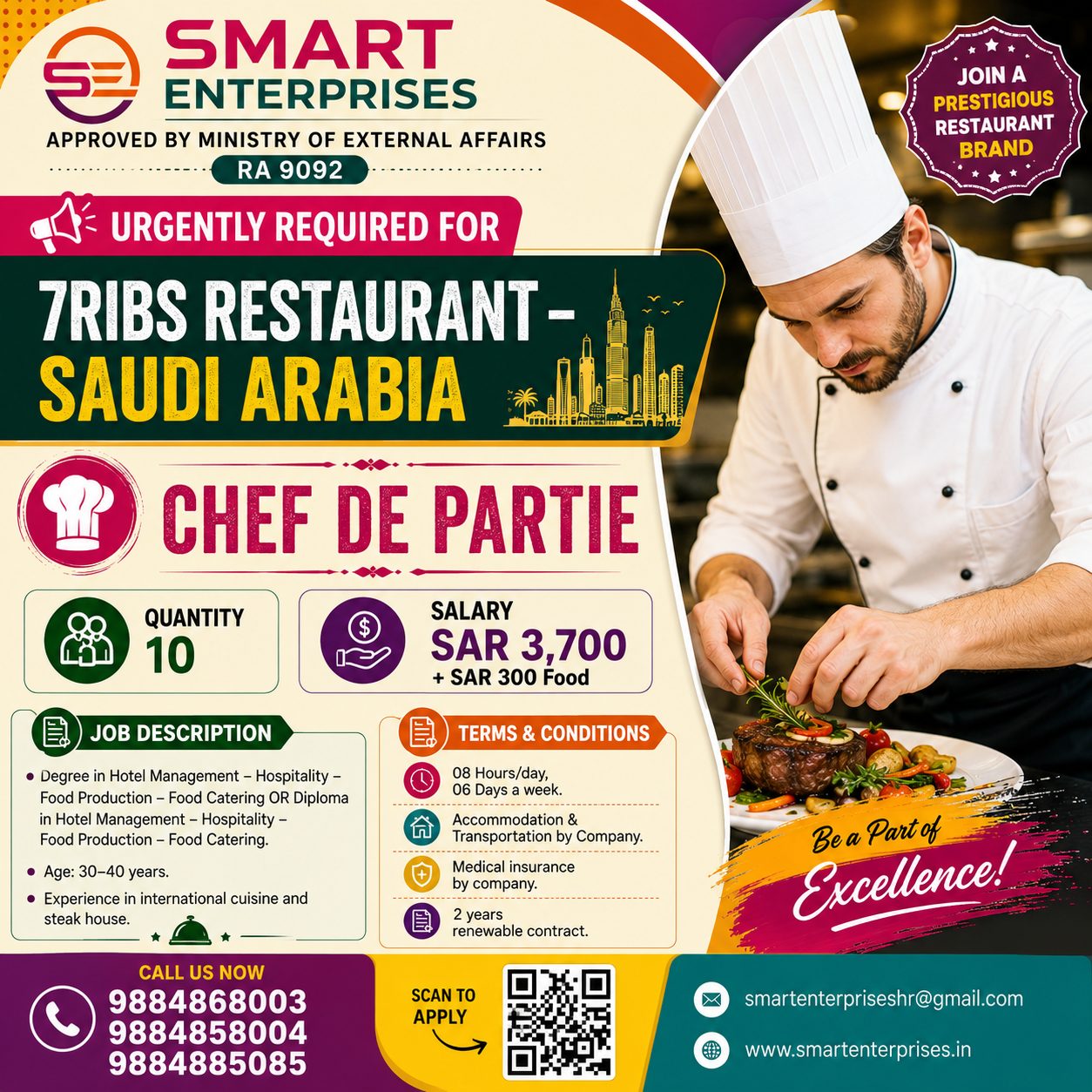 CHEF DE PARTIE