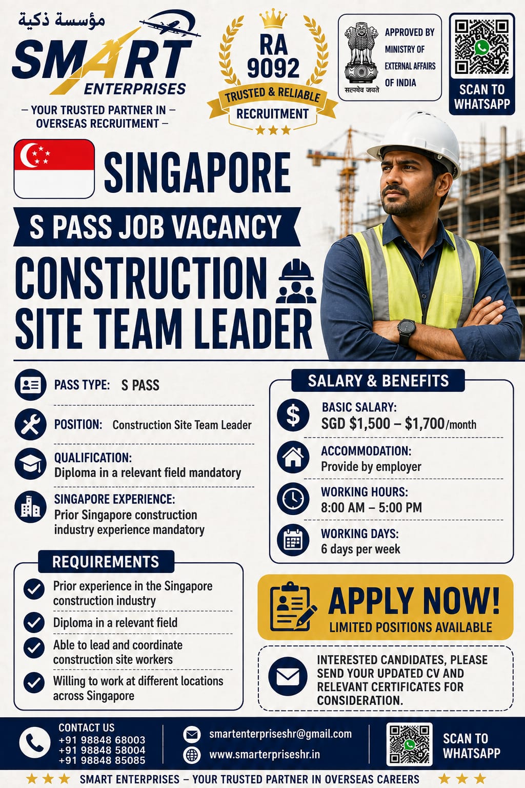 CONSTRUCTION TEAM LEADER