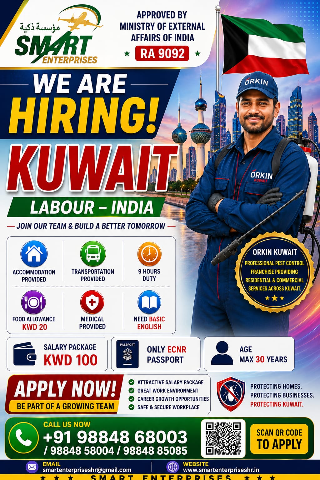 LABOUR — smartenterpriseshr@gmail.com, KUWAIT, KUWAIT