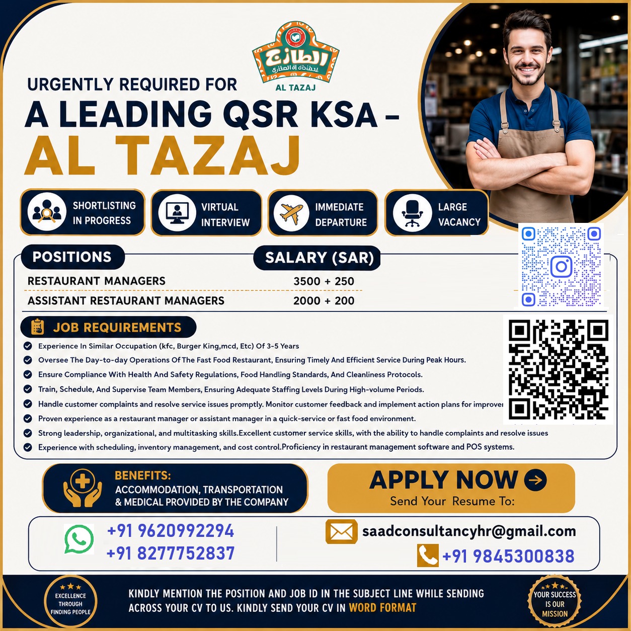 Restaurant Managers and Assistant Restaurant Managers