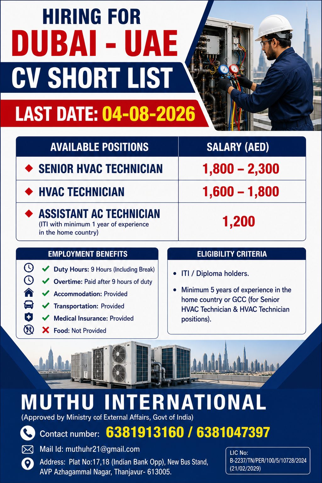 HVAC technicians.. .