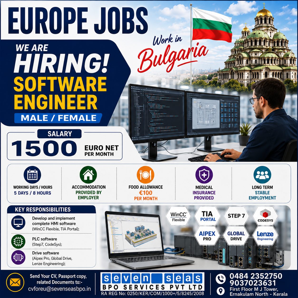 WE ARE HIRING FOR BULGARIA