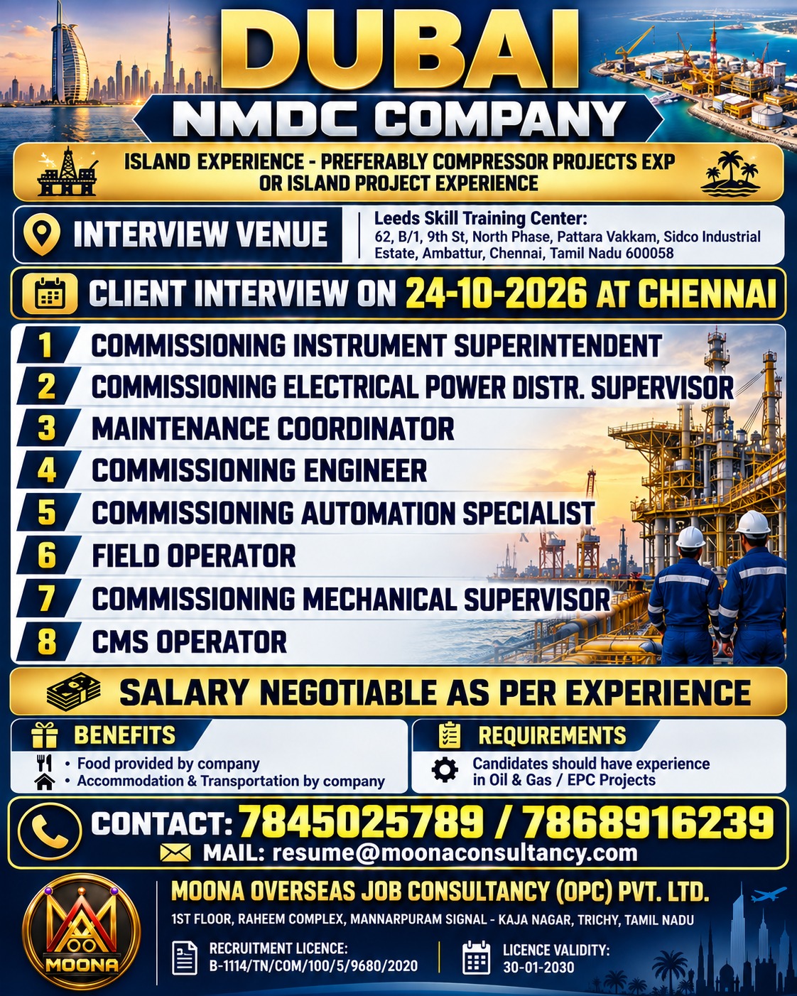 NMDC Company - Multiple Positions