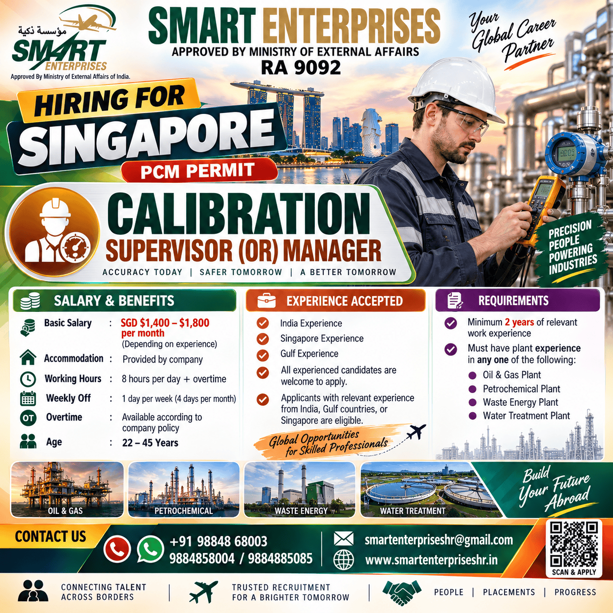 CALIBRATION SUPERVISOR (OR) MANAGER
