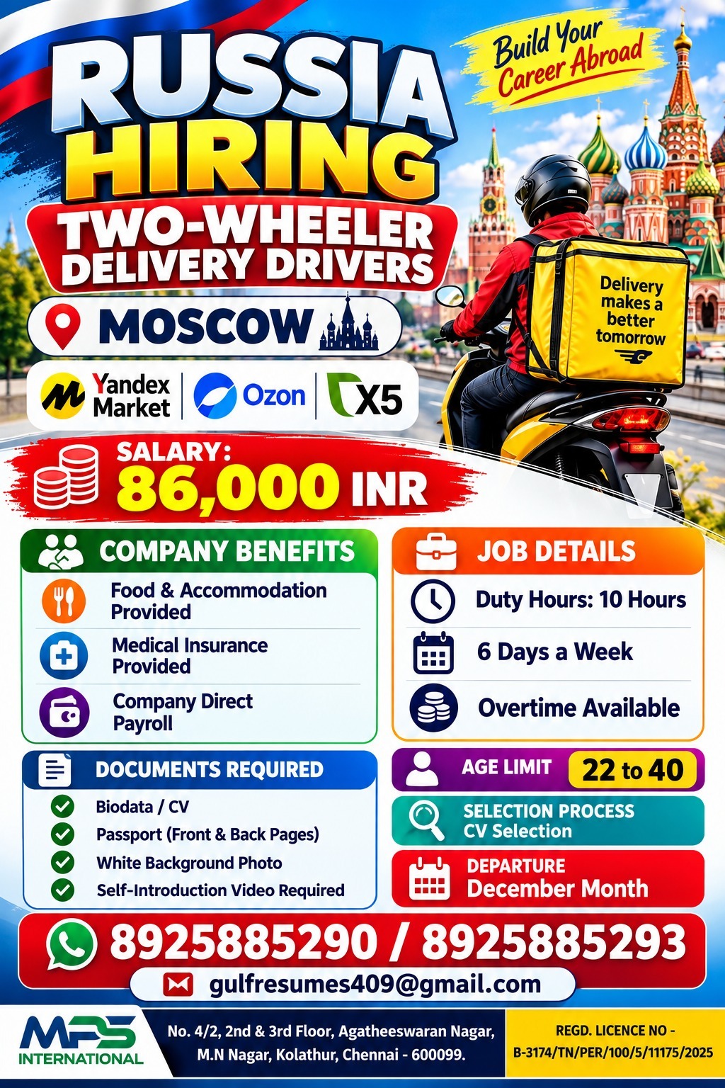 Two-Wheeler Delivery Drivers