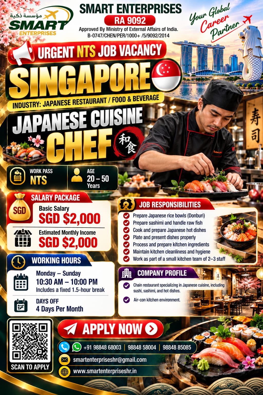 Japanese Cuisine Chef