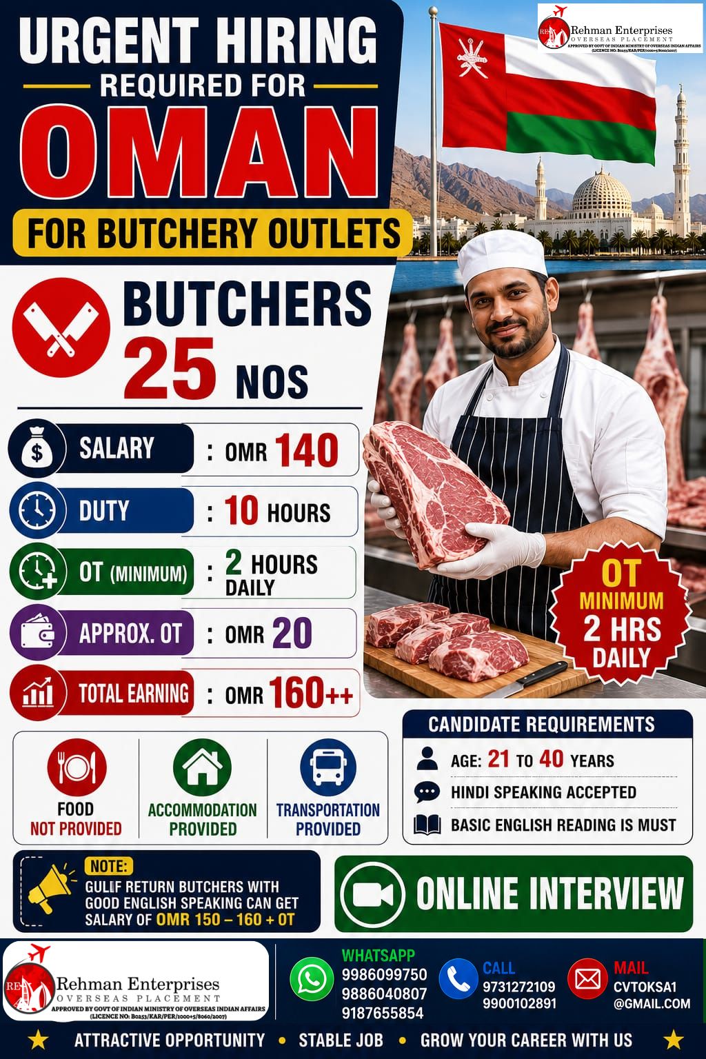 Butchers for Butchery Outlets