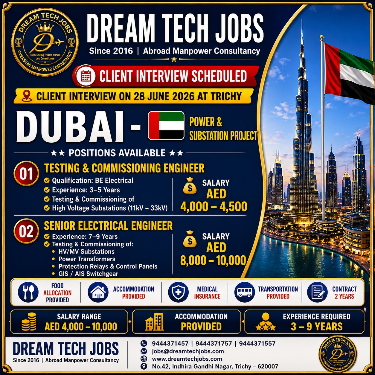 Dubai Power & Substation Project