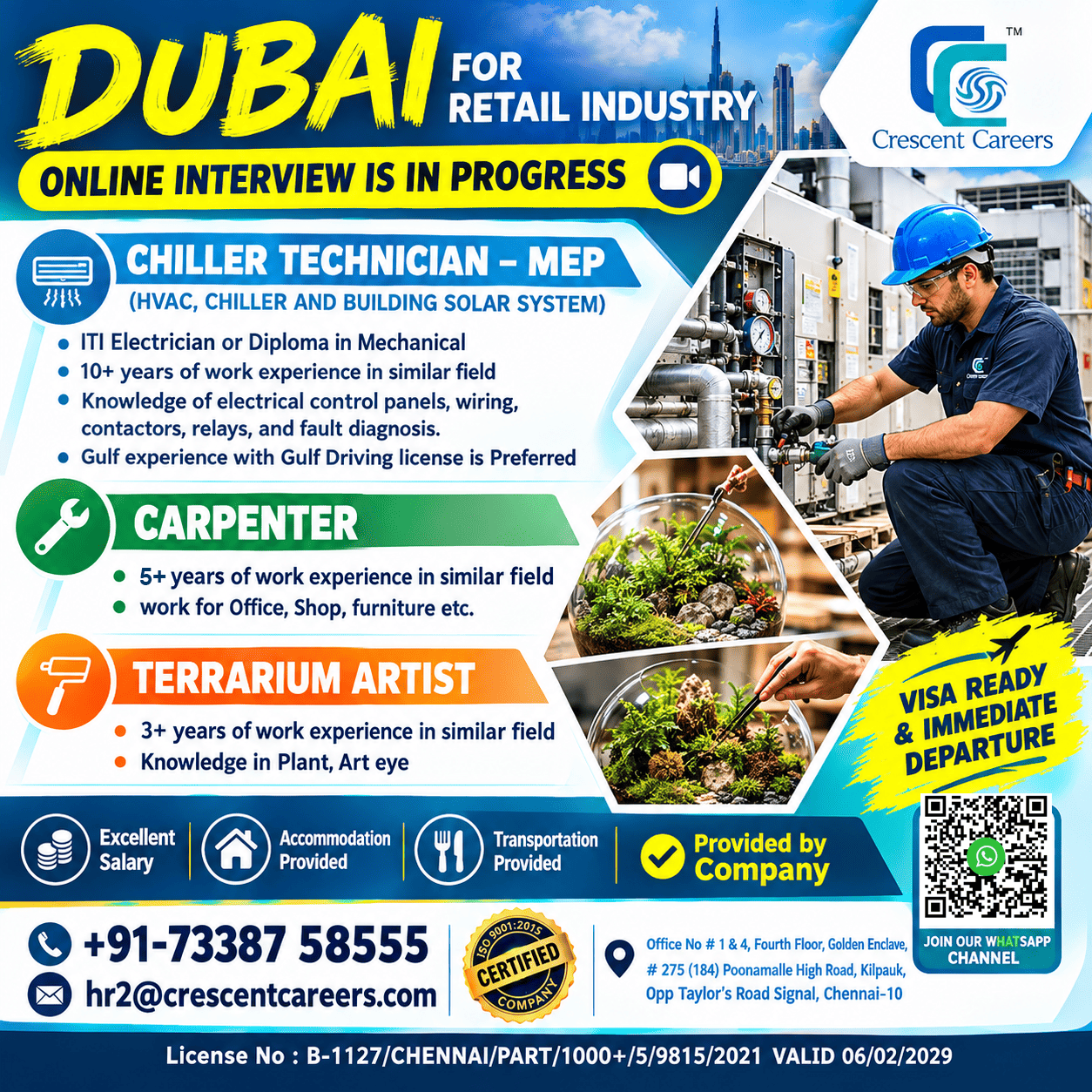 Dubai for Retail Industry - Online Interview in Progress