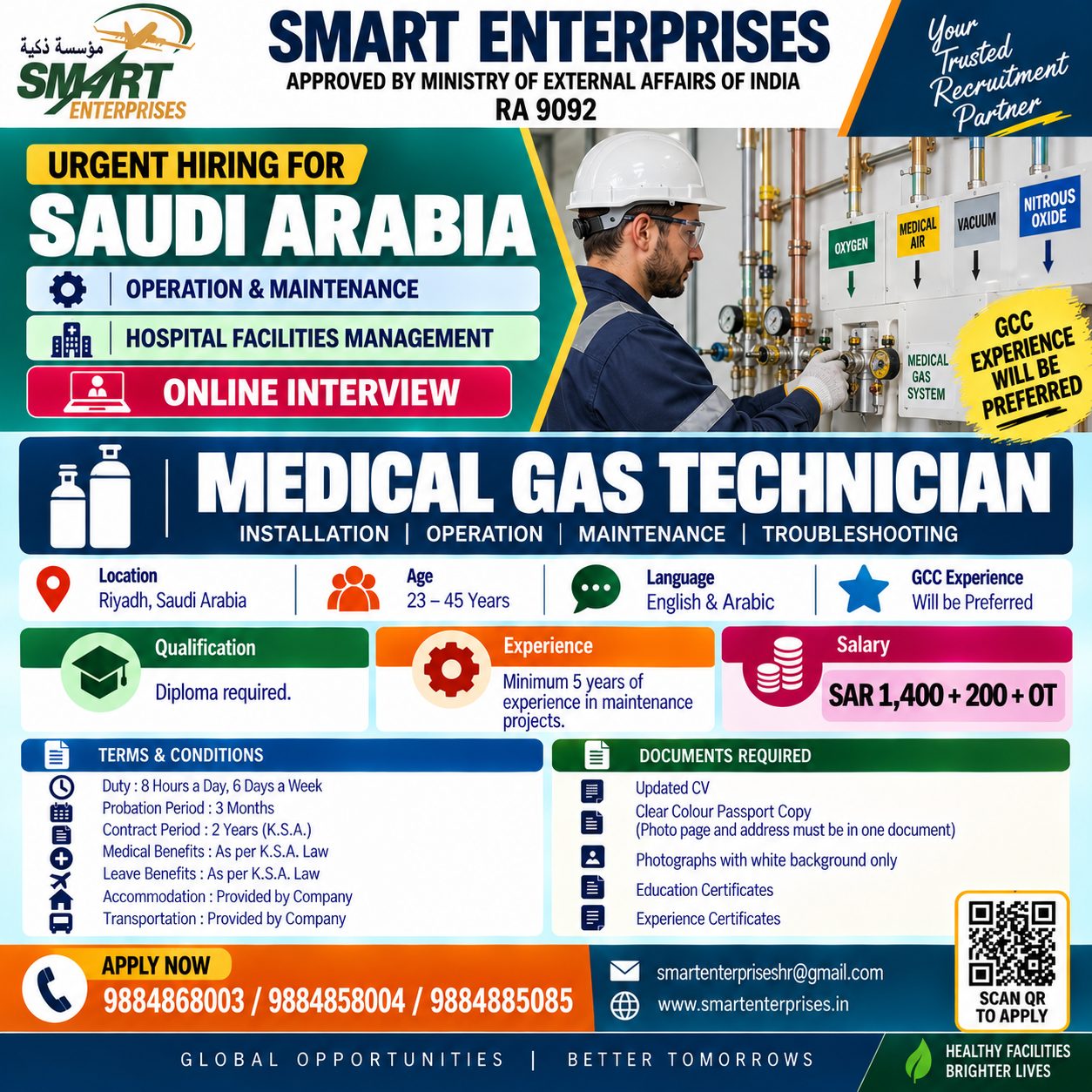 MEDICAL GAS TECHNICIAN
