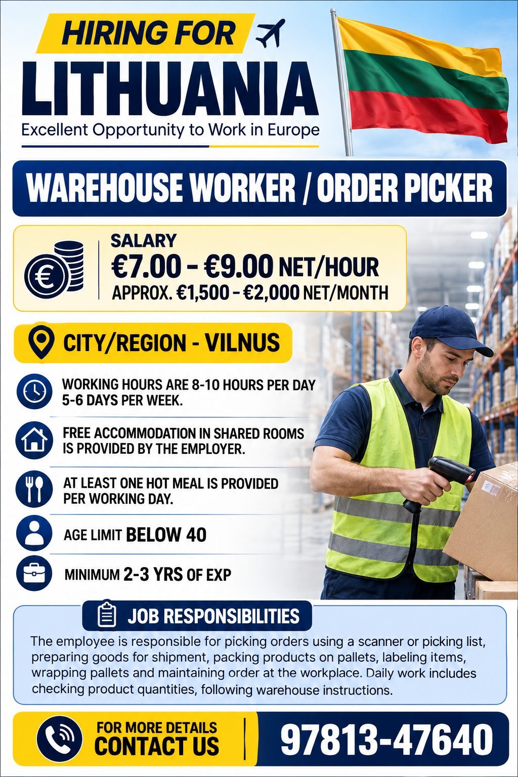 Warehouse worker — Gulf Travel Agency, Lithuania, Lithuania