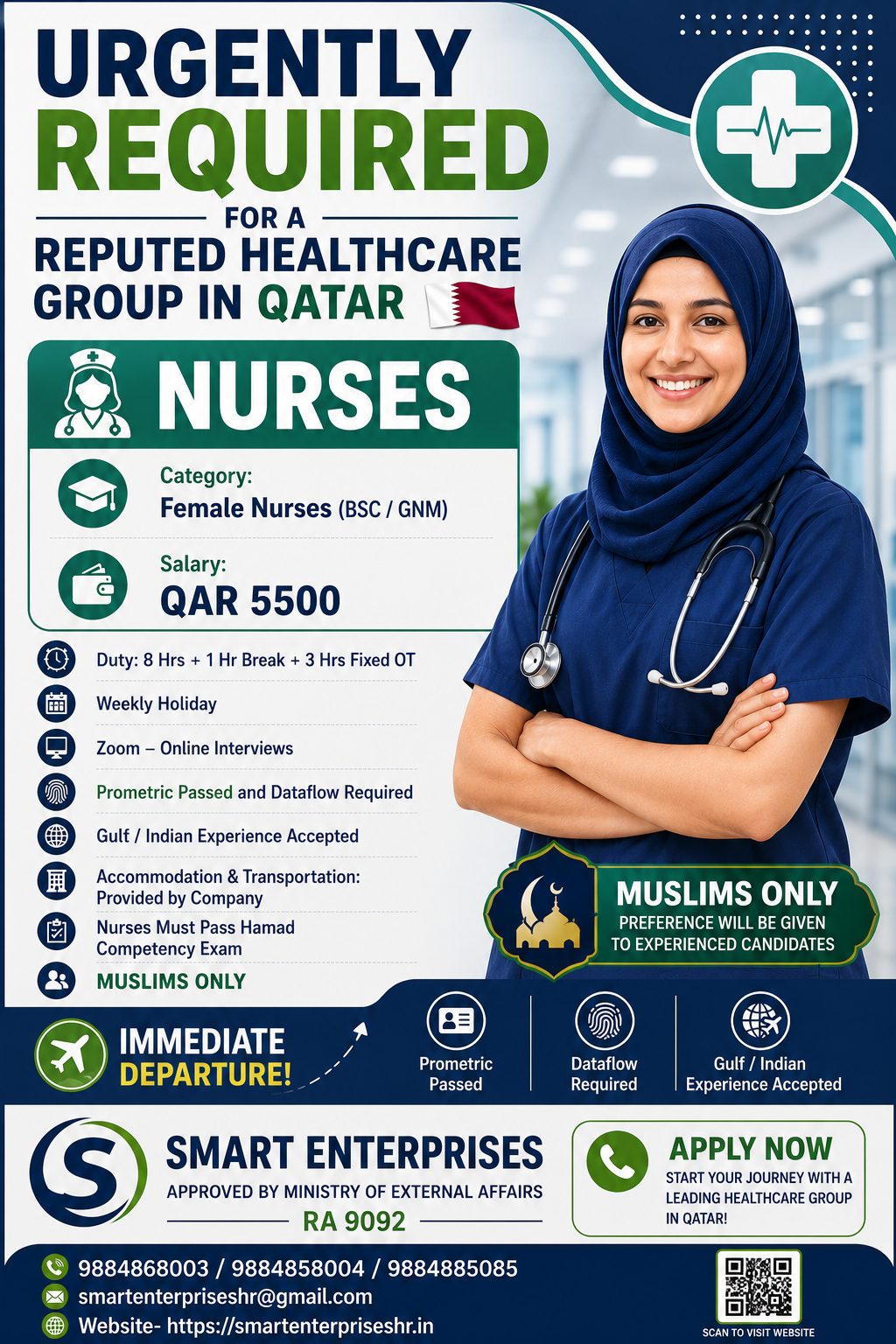 FEMALE NURSES (MUSLIMS)