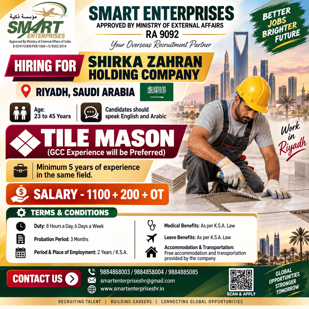 TILE MASON