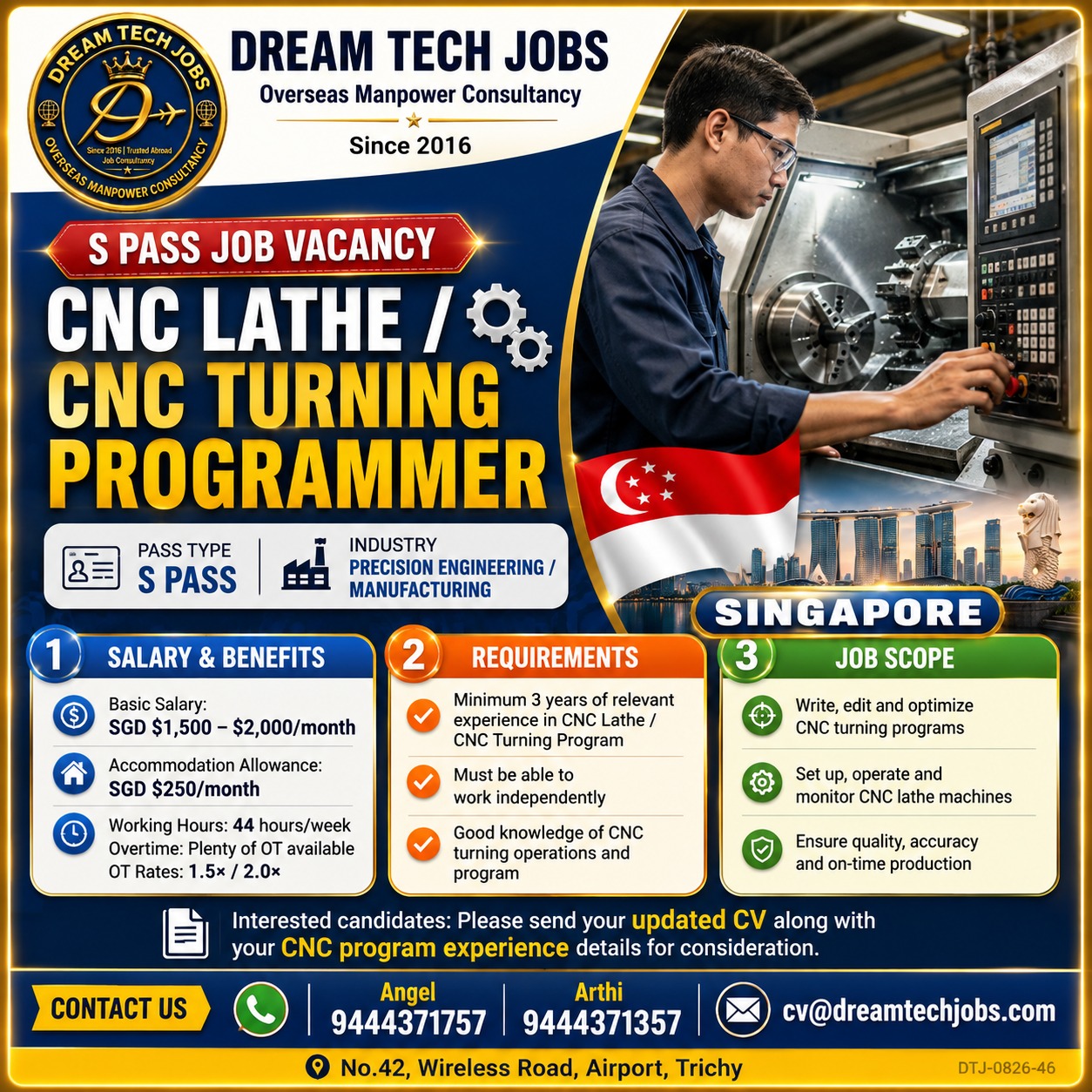 CNC Lathe / CNC Turning Programmer