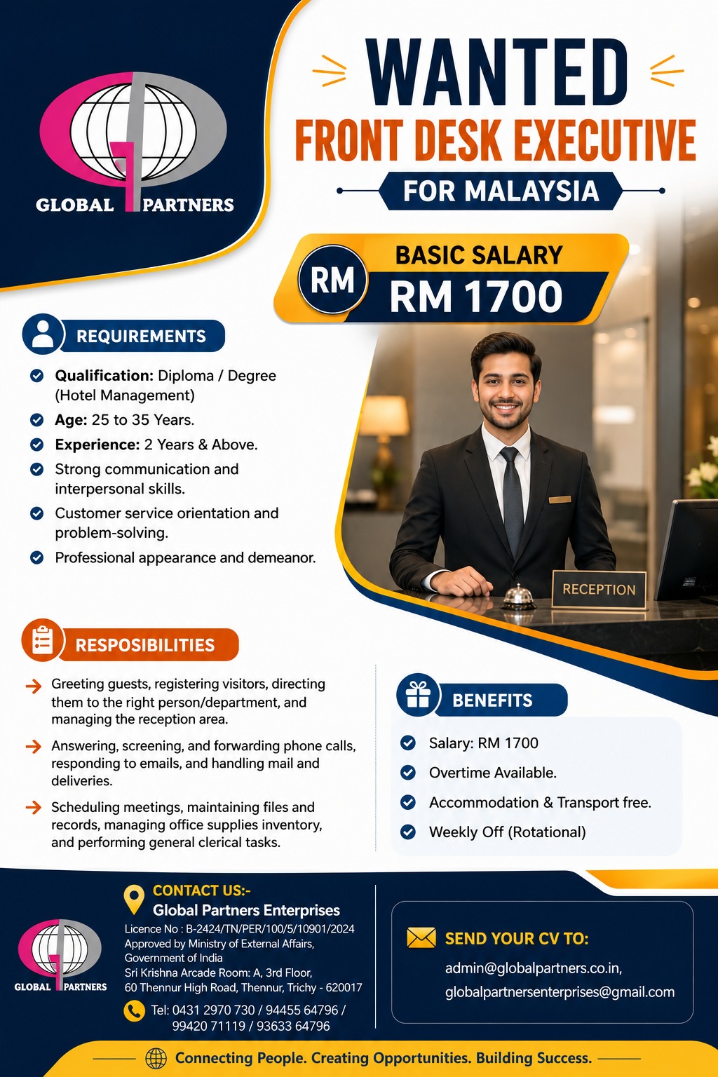Front Desk Executive