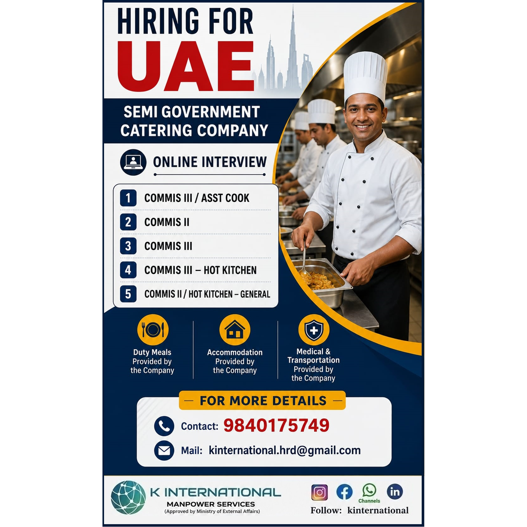 Catering Company Hiring