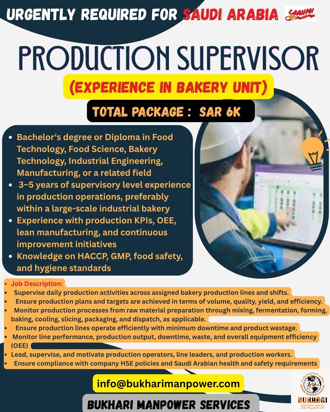PRODUCTION SUPERVISOR