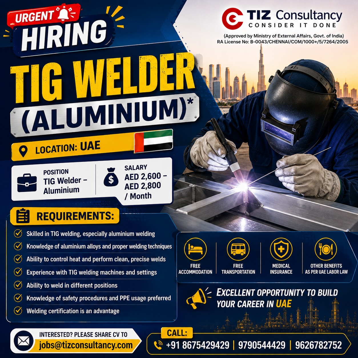 TIG Welder (Aluminium)
