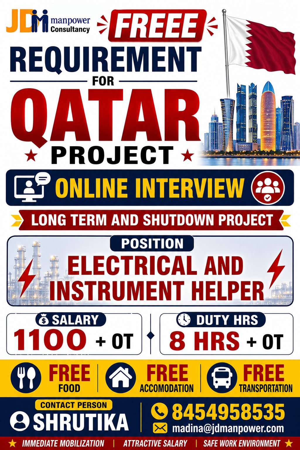 REE REQUIREMENT FOR QATAR PROJECT