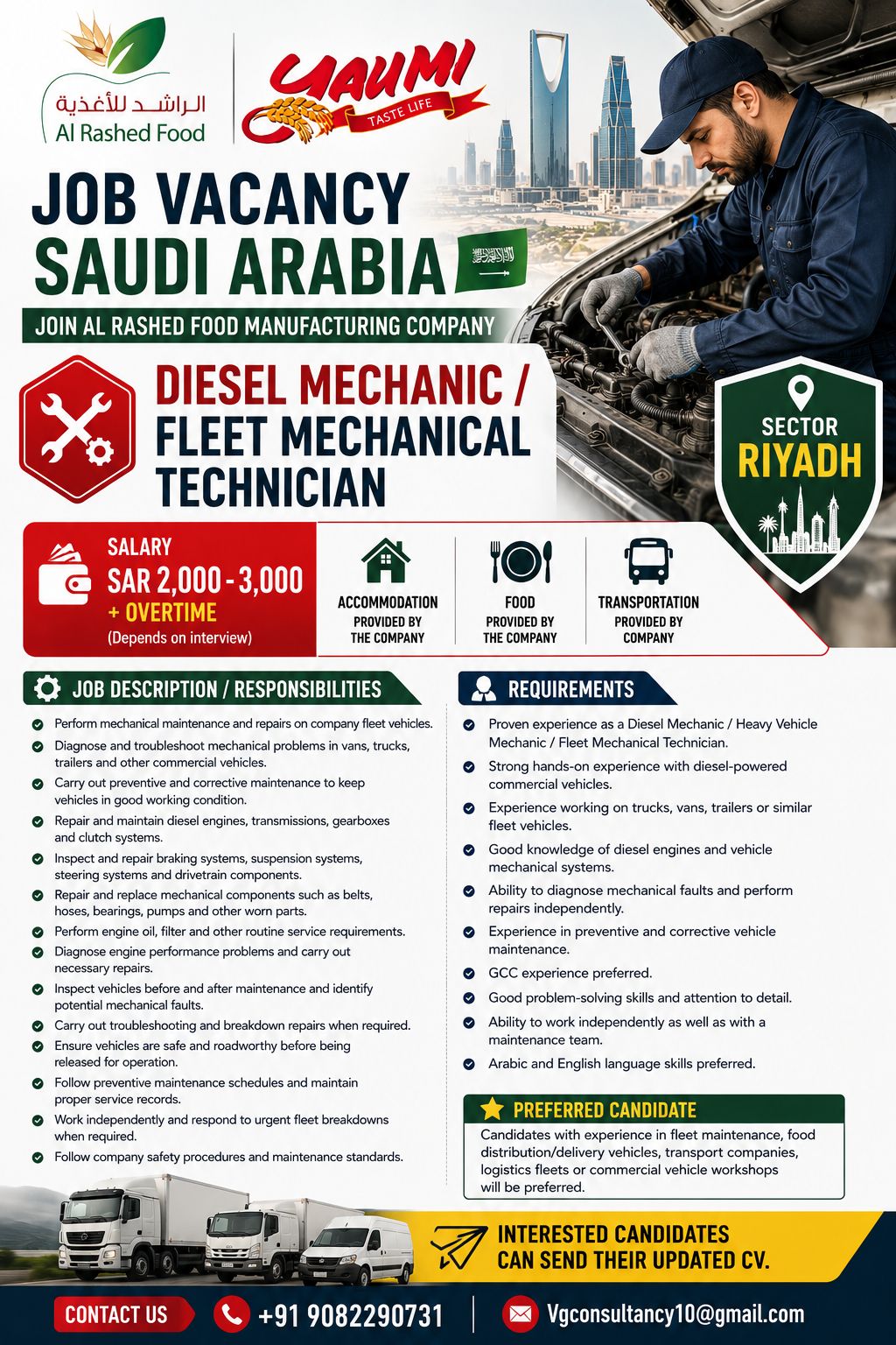 Diesel Mechanic / Fleet Mechanical Technician