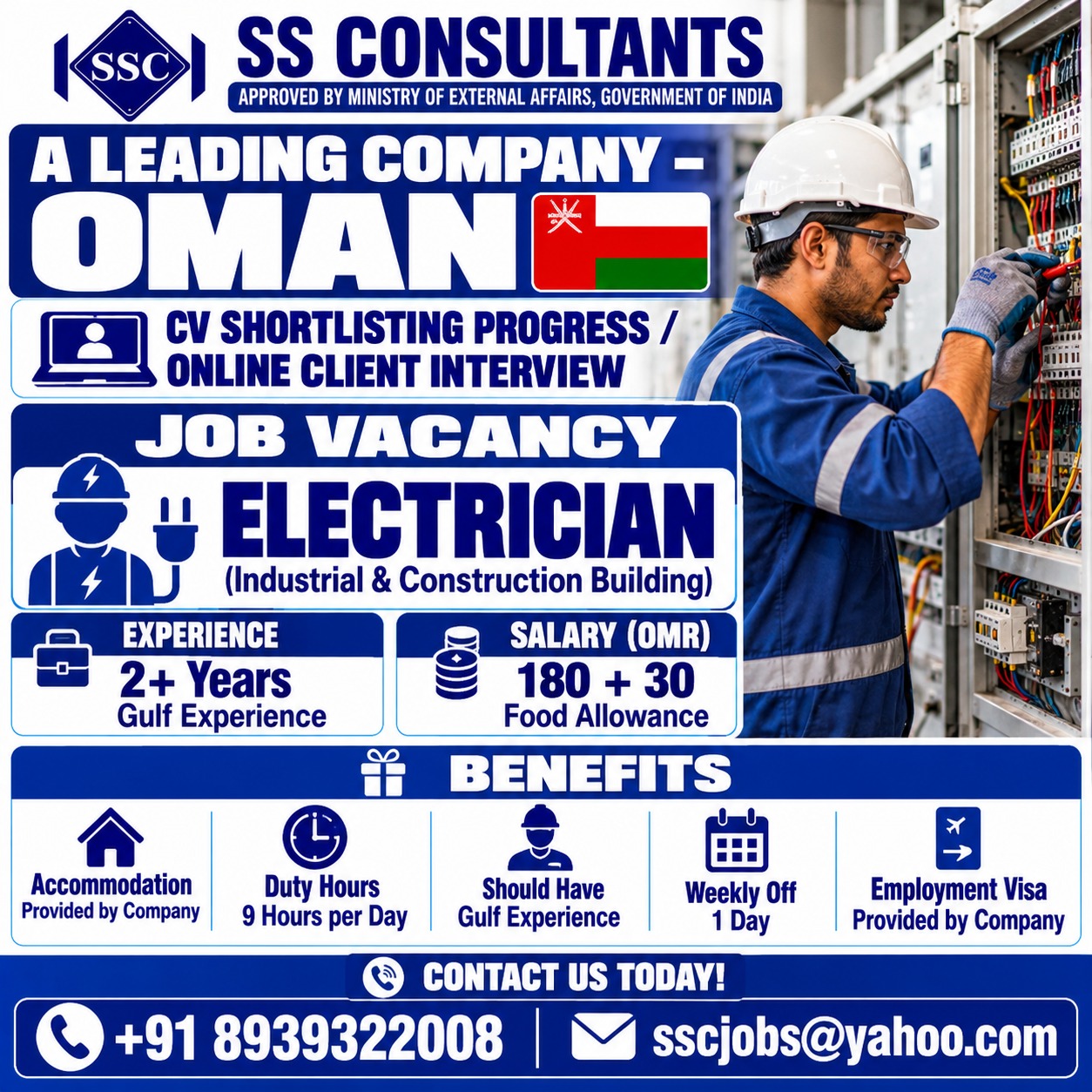 Electrician (Industrial & Construction Building)