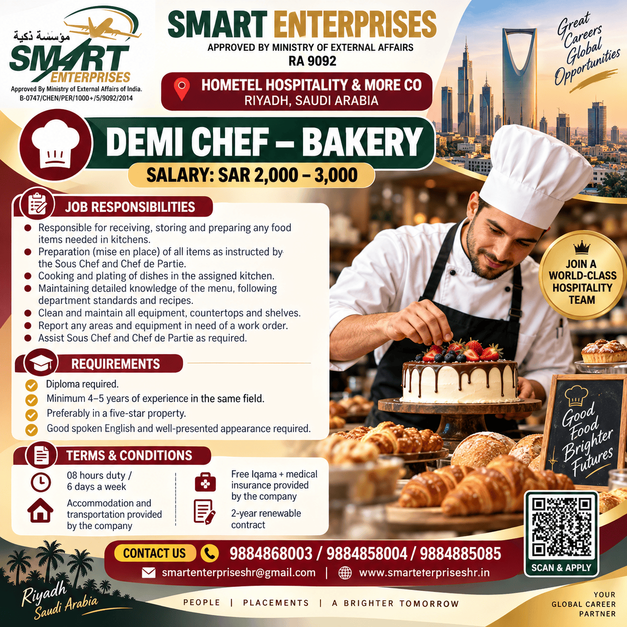 DEMI CHEF – BAKERY