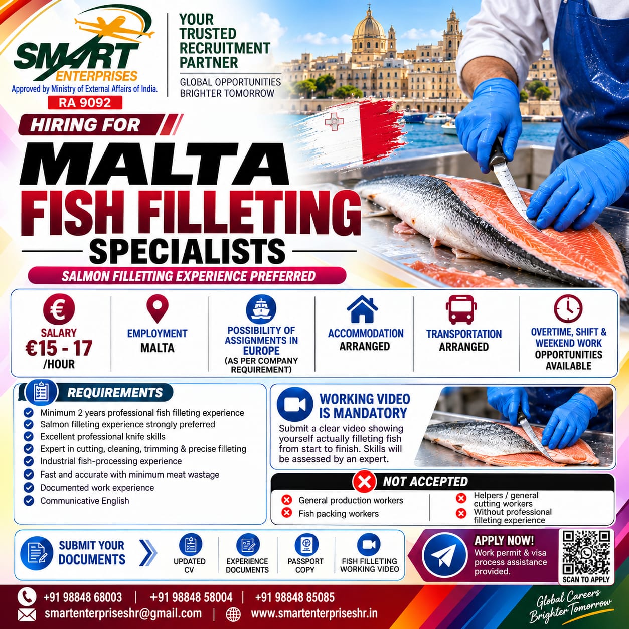 Fish Filleting Specialists MALTA