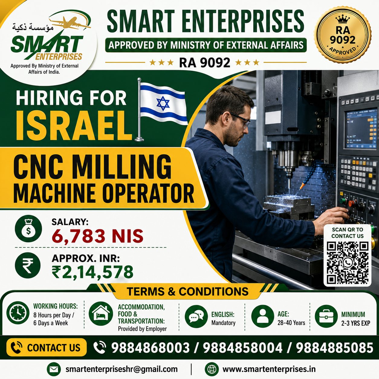CNC MILLING MACHINE OPERATOR