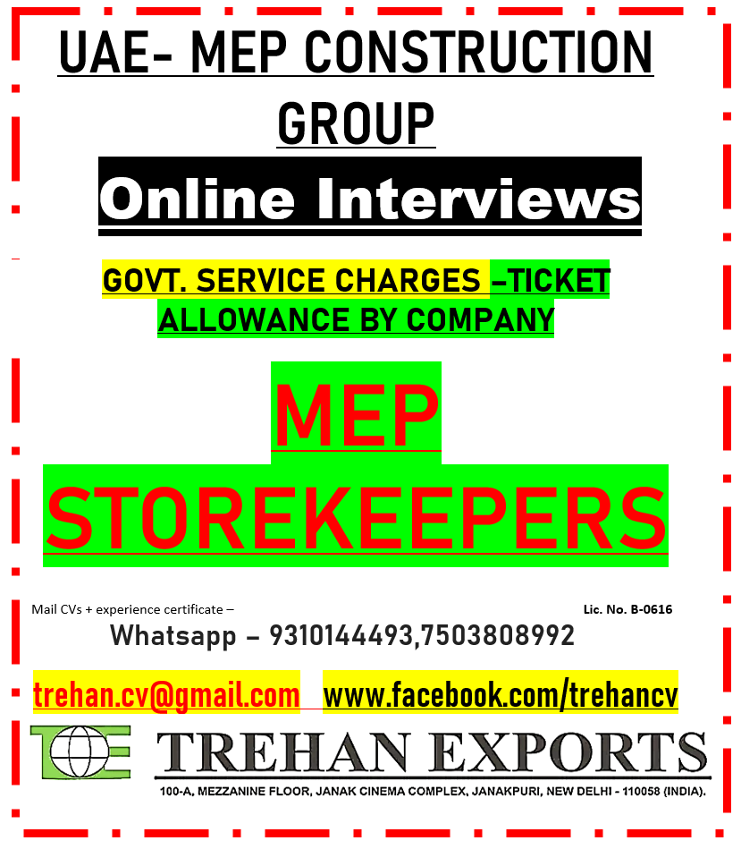 MEP Storekeepers
