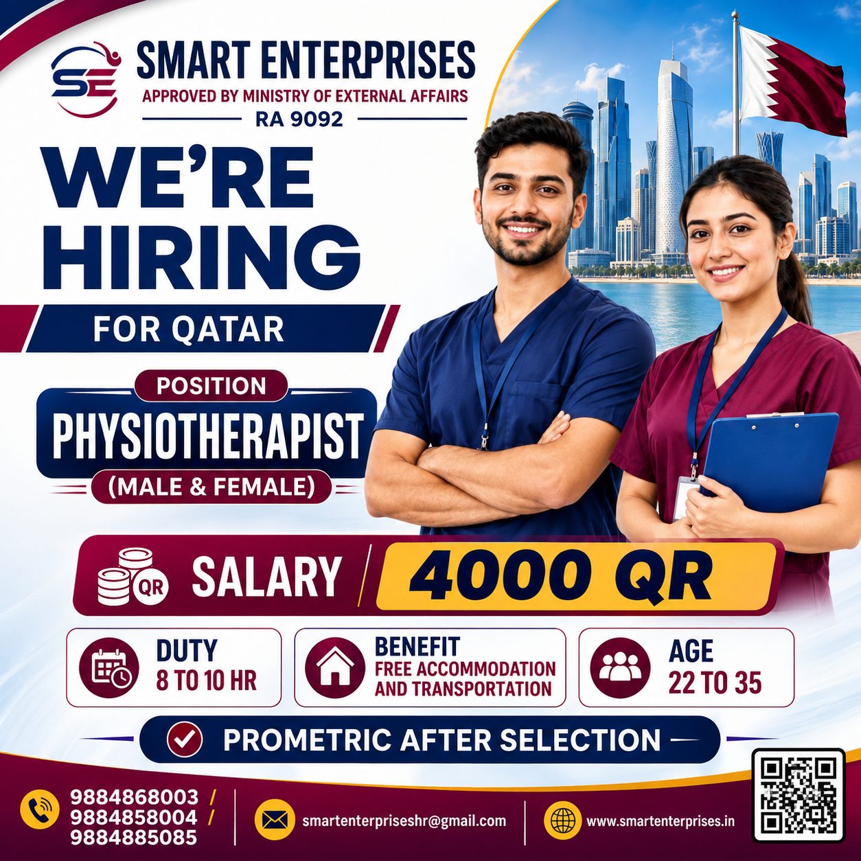 PHYSIOTHERAPIST (MALE & FEMALE)
