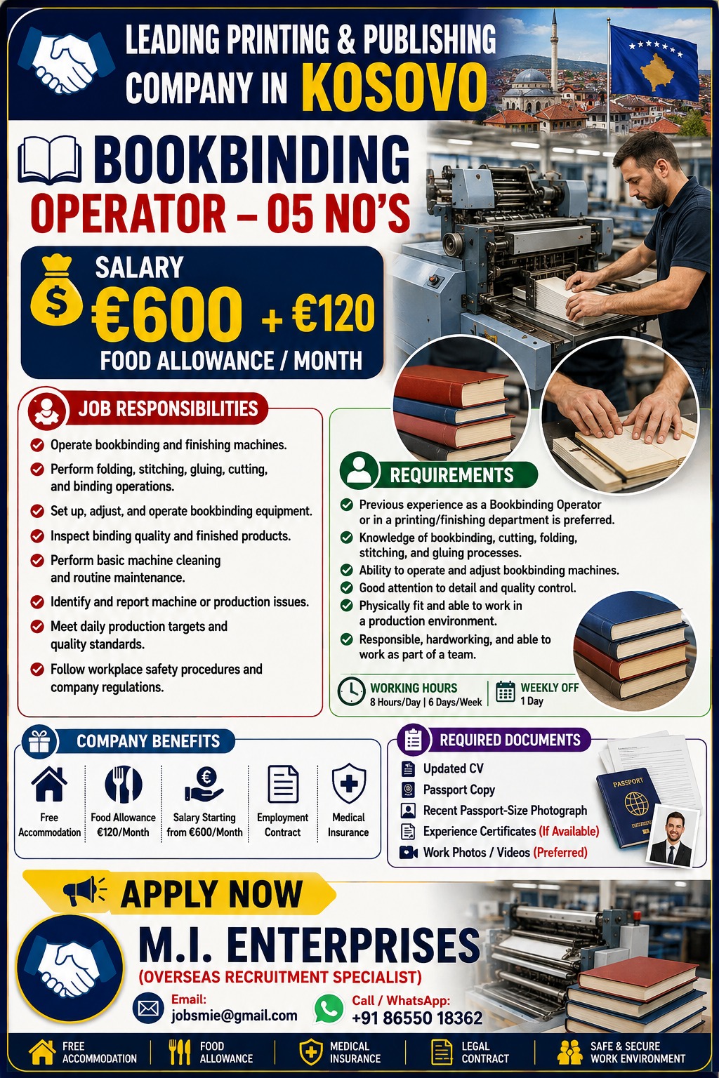 Bookbinding Operator