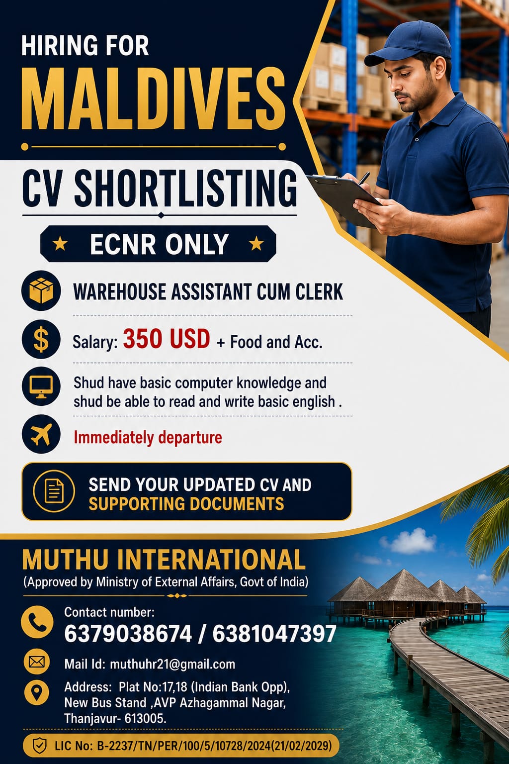 Ware house clerk