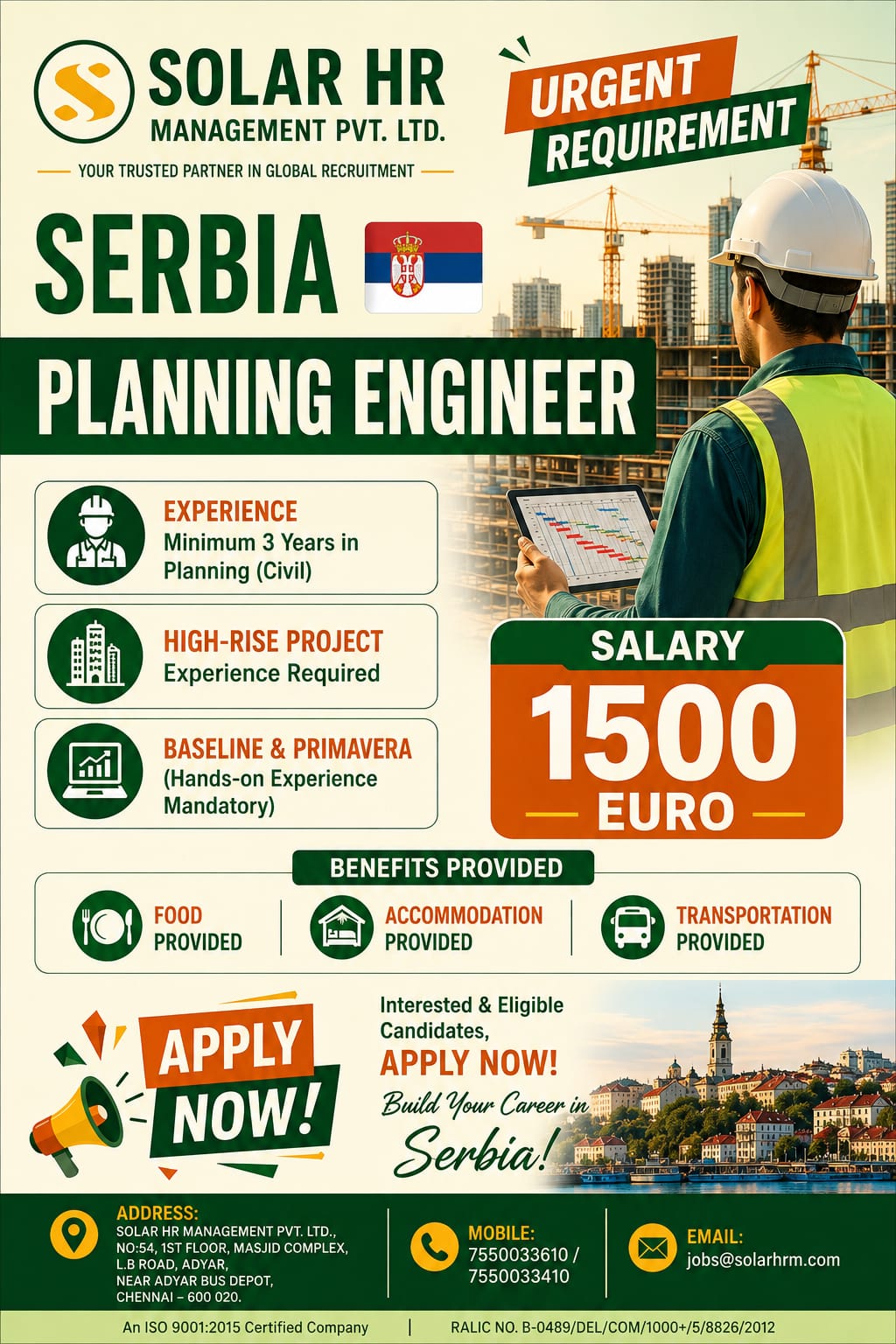 Hiring for Serbia