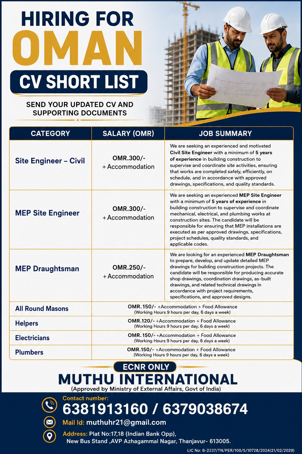 Civil site engineer