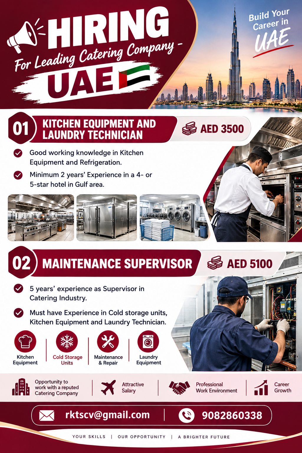 🇦🇪 HIRING NOW | LEADING CATERING COMPANY – UAE