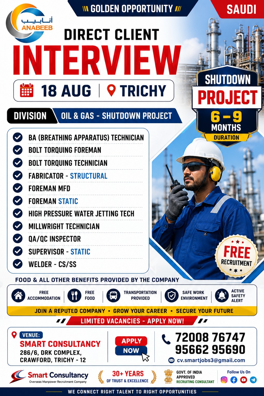 ANABEEB – Oil & Gas Shutdown Project