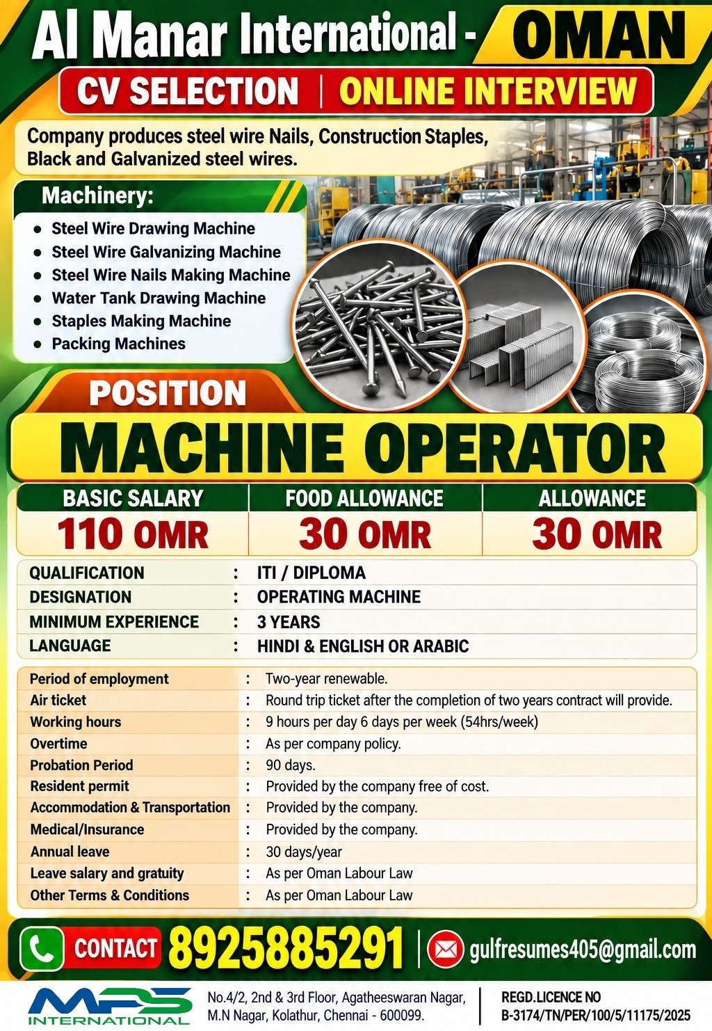 Machine Operator