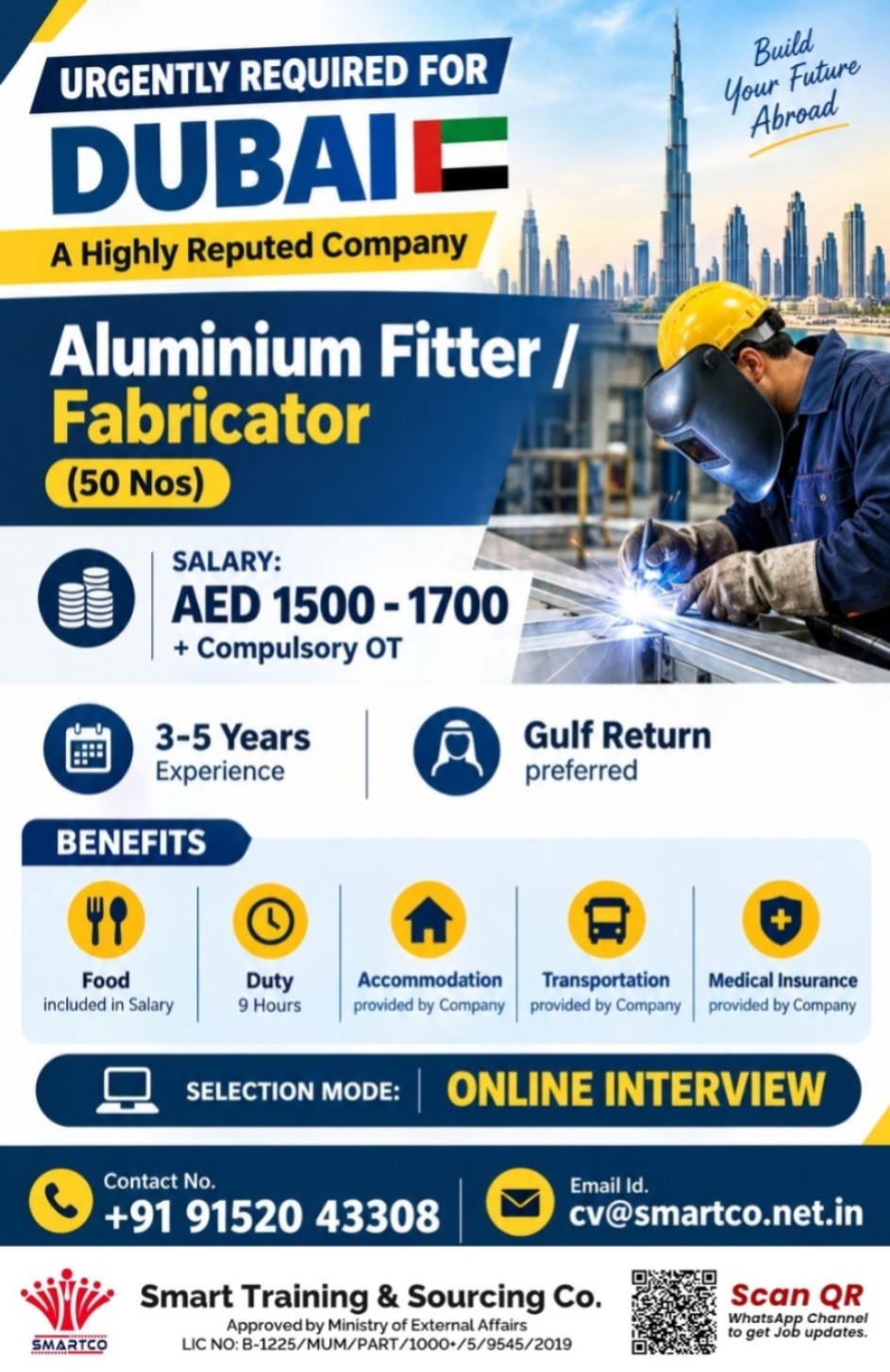 Aluminium Fitter / Fabricator