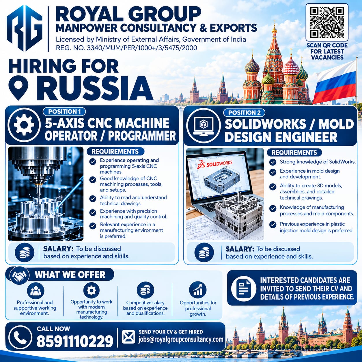 Hiring for Russia