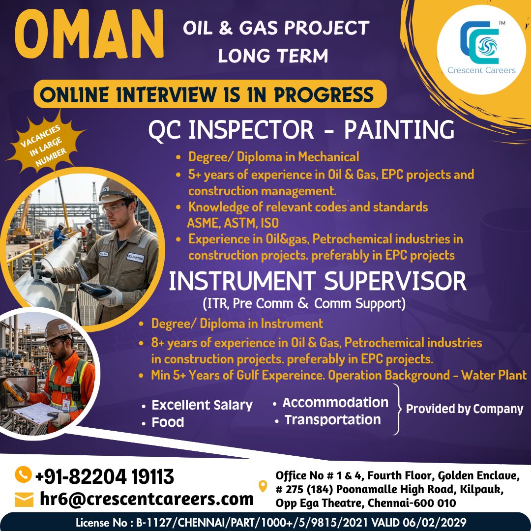Oman Oil & Gas Project - Long Term