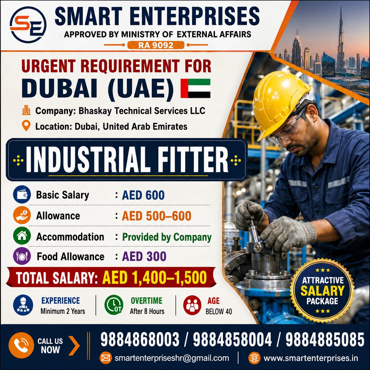 INDUSTRIAL FITTER