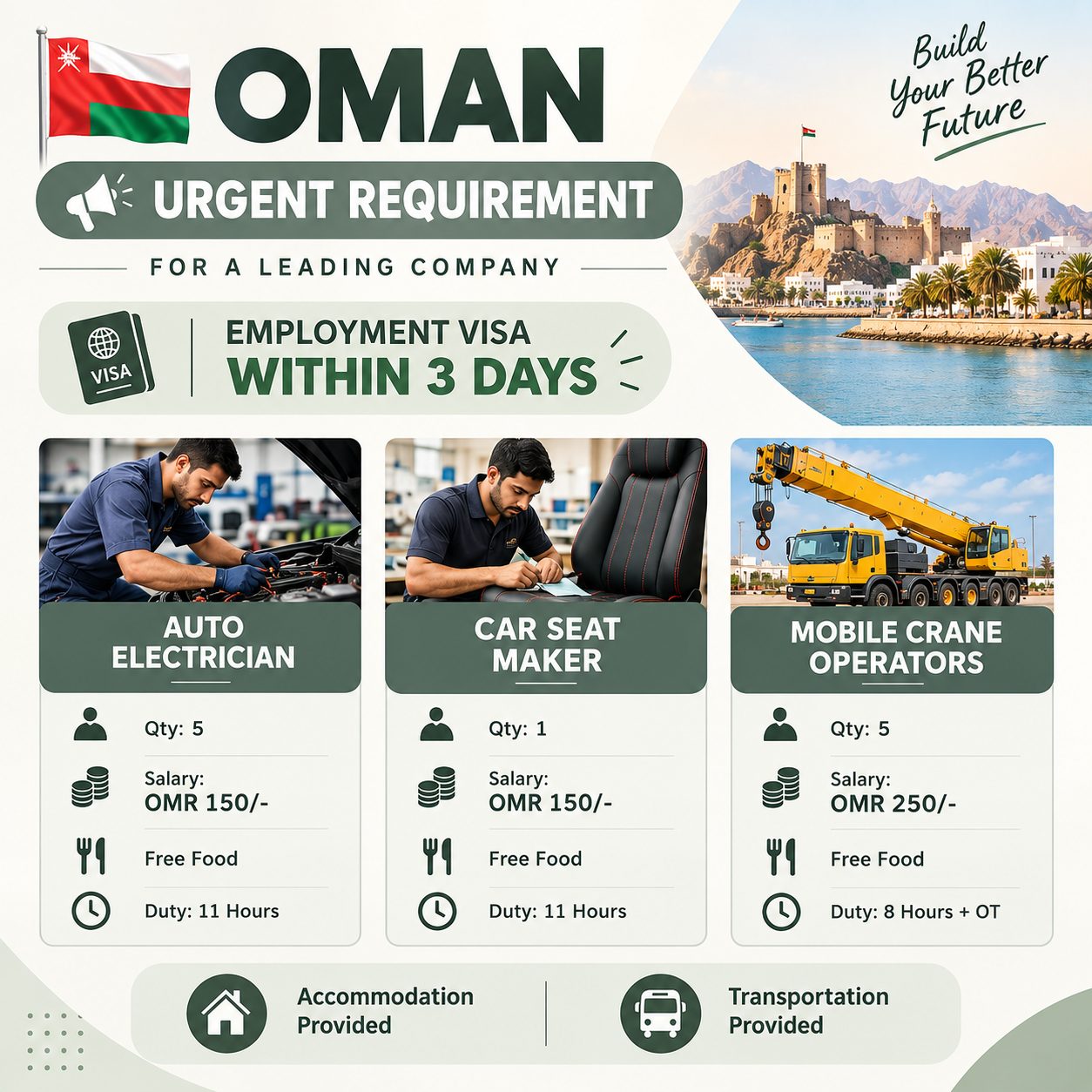 Urgent Requirement for a Leading Company